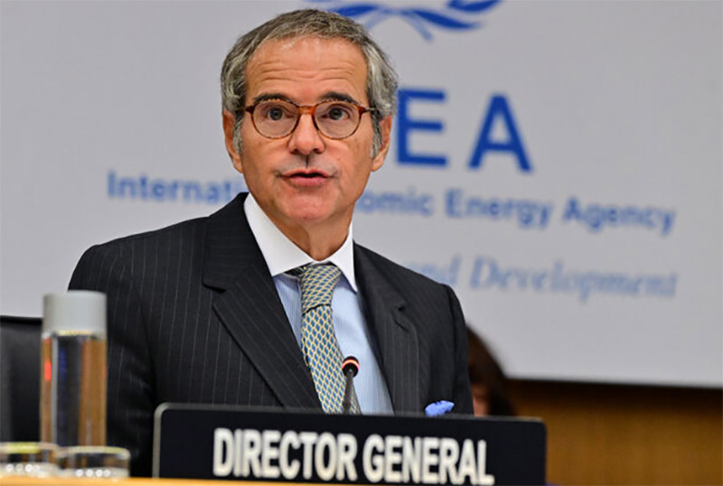 گروسی: آژانس اطلاعات هسته‌ای ایران را به طرف ثالث نمی‌دهد / همکاری با تهران ادامه دارد